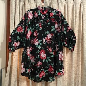 Torrid Harper Collared 3/4 Sleeve Blouse - 4X